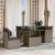 Set mobilier grădină cu perne, 6 piese, gri, poliratan GartenMobel Dekor