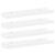 Rafturi de perete, 4 buc., alb, 40x9x3 cm GartenMobel Dekor