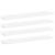 Rafturi de perete, 4 buc., alb, 60x9x3 cm GartenMobel Dekor