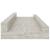 Rafturi de perete, 4 buc., gri beton, 40x9x3 cm GartenMobel Dekor