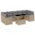 Set canapele de grădină, 8 piese, cu perne, bej, poliratan GartenMobel Dekor
