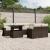 Set canapele de grădină cu perne, 9 piese, maro, poliratan GartenMobel Dekor
