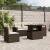 Set canapele de grădină cu perne, 6 piese, maro, poliratan GartenMobel Dekor