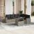 Set canapele de grădină cu perne, 7piese gri deschis poliratan GartenMobel Dekor