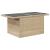 Set canapele de grădină, 7 piese, cu perne, bej, poliratan GartenMobel Dekor
