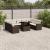 Set canapele de grădină cu perne, 10 piese, maro, poliratan GartenMobel Dekor