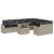 Set canapele de grădină cu perne 10 piese gri deschis poliratan GartenMobel Dekor