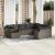 Set mobilier de grădină cu perne, 10 piese, gri, poliratan GartenMobel Dekor