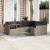 Set canapele de grădină cu perne 10 piese gri deschis poliratan GartenMobel Dekor