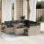 Set canapele de grădină cu perne, 9 piese gri deschis poliratan GartenMobel Dekor