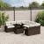 Set canapele de grădină cu perne, 9 piese, maro, poliratan GartenMobel Dekor