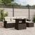 Set canapele de grădină cu perne, 6 piese, maro, poliratan GartenMobel Dekor