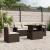 Set canapele de grădină cu perne, 6 piese, maro, poliratan GartenMobel Dekor