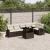 Set canapele de grădină cu perne, 7 piese, maro, poliratan GartenMobel Dekor