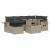 Set canapele de grădină cu perne, 7piese gri deschis poliratan GartenMobel Dekor