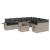 Set canapele de grădină cu perne 10 piese gri deschis poliratan GartenMobel Dekor