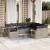 Set canapele de grădină cu perne 10 piese gri deschis poliratan GartenMobel Dekor