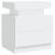 Dulap noptieră, alb, 45x35x52 cm, lemn prelucrat GartenMobel Dekor