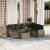 Set canapele de grădină, 7 piese, cu perne, gri, poliratan GartenMobel Dekor