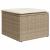 Set canapele de grădină, 9 piese, cu perne, bej, poliratan GartenMobel Dekor