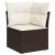 Set canapele de grădină cu perne, 9 piese, maro, poliratan GartenMobel Dekor