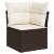 Set canapele de grădină cu perne, 9 piese, maro, poliratan GartenMobel Dekor