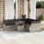 Set canapele de grădină cu perne 10 piese gri deschis poliratan GartenMobel Dekor