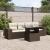 Set canapele de grădină cu perne, 5 piese, maro, poliratan GartenMobel Dekor