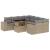 Set canapele de grădină, 9 piese, cu perne, bej, poliratan GartenMobel Dekor