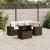 Set canapele de grădină cu perne, 5 piese, maro, poliratan GartenMobel Dekor