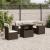 Set canapele de grădină cu perne, 6 piese, maro, poliratan GartenMobel Dekor