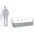 Set canapele de grădină, 7 piese, cu perne, gri, poliratan GartenMobel Dekor