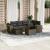 Set canapele de grădină, 7 piese, cu perne, gri, poliratan GartenMobel Dekor