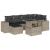 Set canapele de grădină cu perne, 7piese gri deschis poliratan GartenMobel Dekor