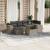 Set canapele de grădină cu perne, 7piese gri deschis poliratan GartenMobel Dekor