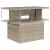 Set canapele de grădină cu perne, 7piese gri deschis poliratan GartenMobel Dekor