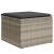 Set canapele de grădină cu perne, 7piese gri deschis poliratan GartenMobel Dekor