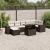 Set canapele de grădină cu perne, 8 piese, maro, poliratan GartenMobel Dekor