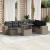 Set canapele de grădină cu perne, 9 piese gri deschis poliratan GartenMobel Dekor