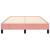 Cadru de pat fără saltea roz 120x190 cm catifea GartenMobel Dekor