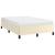 Cadru de pat fără saltea cremă 120x190 cm piele artificială GartenMobel Dekor