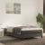 Pat box spring cu saltea, gri închis, 120x190 cm, catifea GartenMobel Dekor