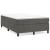 Pat box spring cu saltea, gri închis, 120x190 cm, catifea GartenMobel Dekor