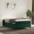 Pat box spring cu saltea, verde închis, 120x190 cm, catifea GartenMobel Dekor