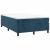 Pat box spring cu saltea, albastru închis, 120x190 cm, catifea GartenMobel Dekor
