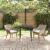Set de masă pentru grădină cu pernă 3 pcs Bej poliratan GartenMobel Dekor