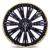 Set 4 capace roti VELAR Trident Gold/Black, design multi-spoke Premium, ABS rezistent, Universal, pentru jante R16 FAVLine Selection