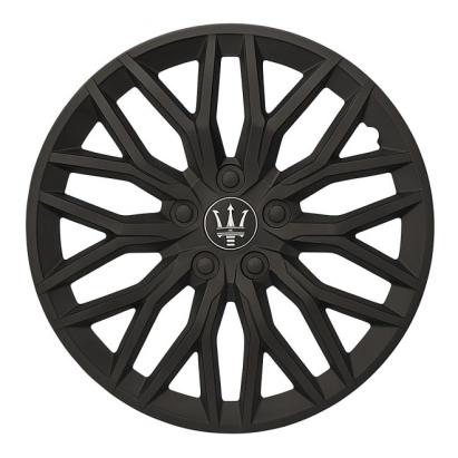 Set 4 capace roti VELAR Black Core, design Sportiv cu accente negre, ABS rezistent, Universal, pentru jante R15 FAVLine Selection