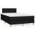 Pat box spring cu saltea, negru, 120x190 cm, catifea GartenMobel Dekor