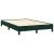 Pat box spring cu saltea, verde închis, 120x190 cm, catifea GartenMobel Dekor